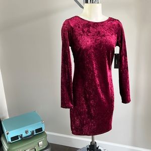 Crushed Velvet Bodycon Dress